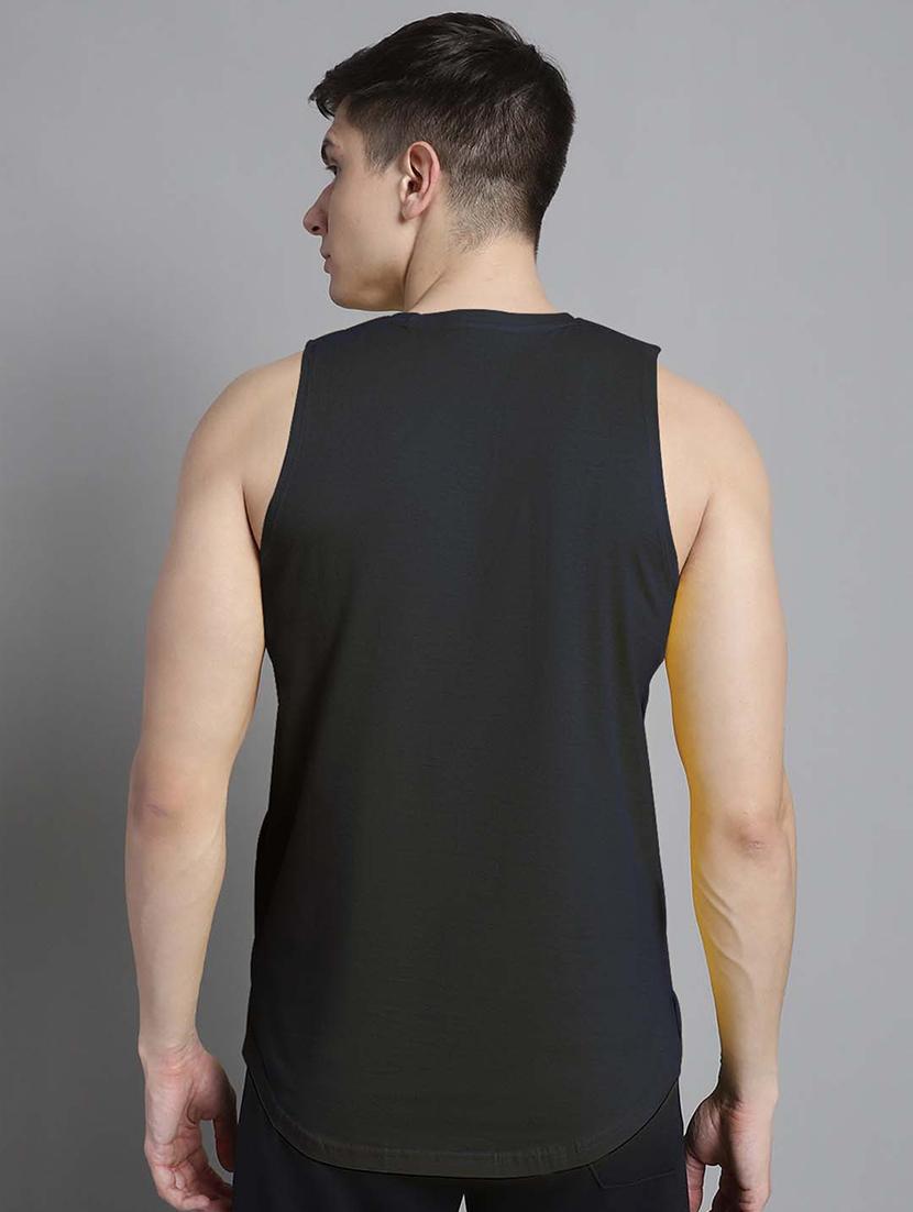 men round neck solid vest - 21288158 - Standard Image - 2