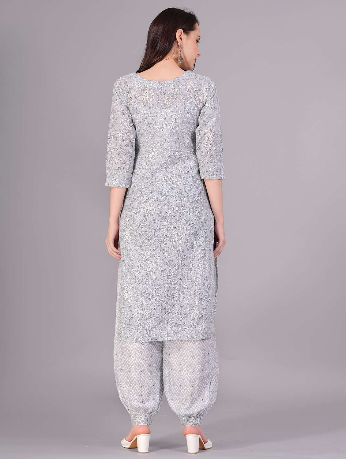 women printed kurta pant with dupatta set - 21289041 - Standard Image - 2