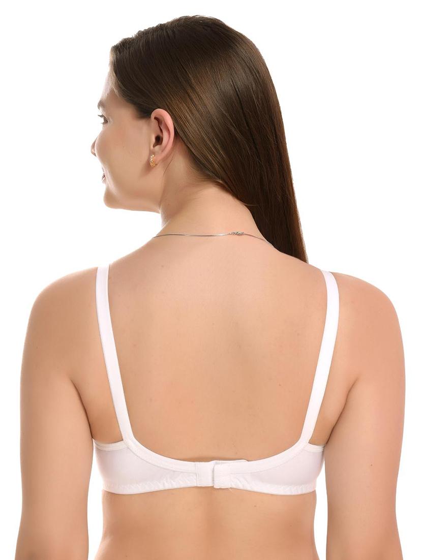 white cotton tshirt bra - 21289617 - Standard Image - 2