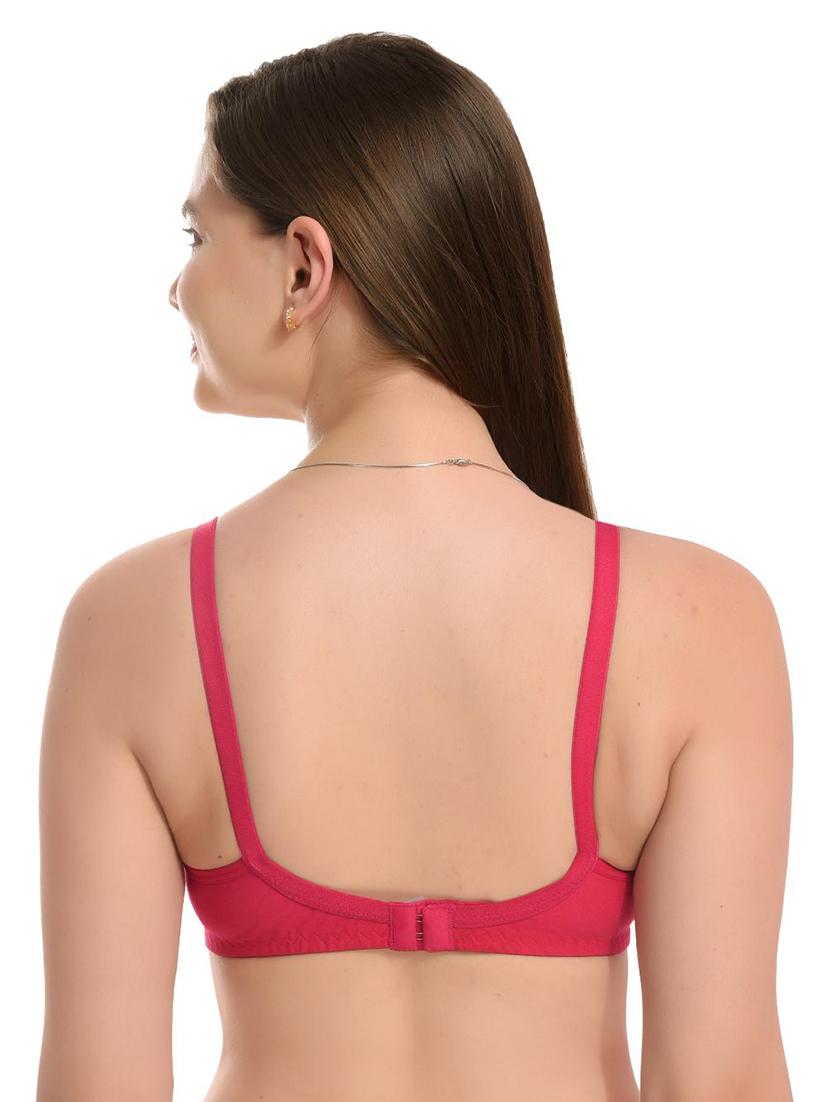 pink cotton t-shirt bra - 21289622 - Standard Image - 2