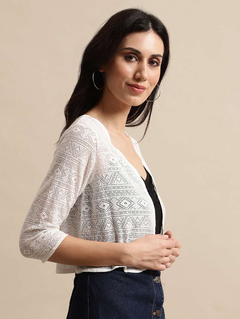 women self-designed regular shrug - 21290718 - Standard Image - 2