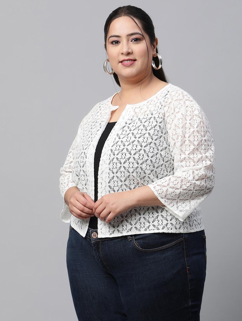women self-designed regular shrug - 21290725 - Standard Image - 2