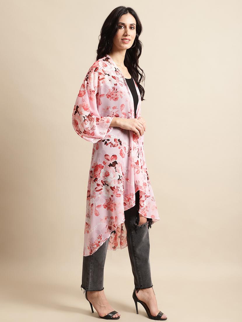women floral printed regular shrug - 21290744 - Standard Image - 2