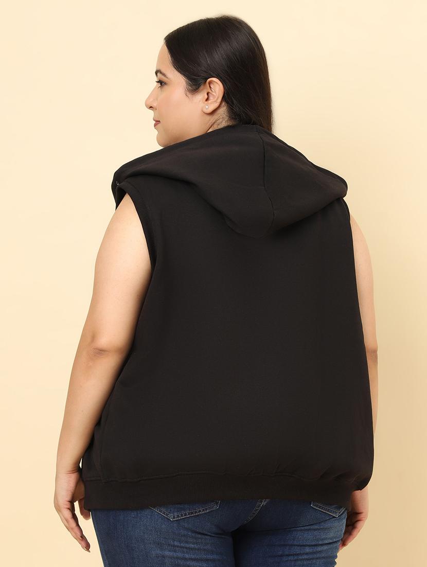 women solid plain plus size sweatshirt - 21290758 - Standard Image - 2