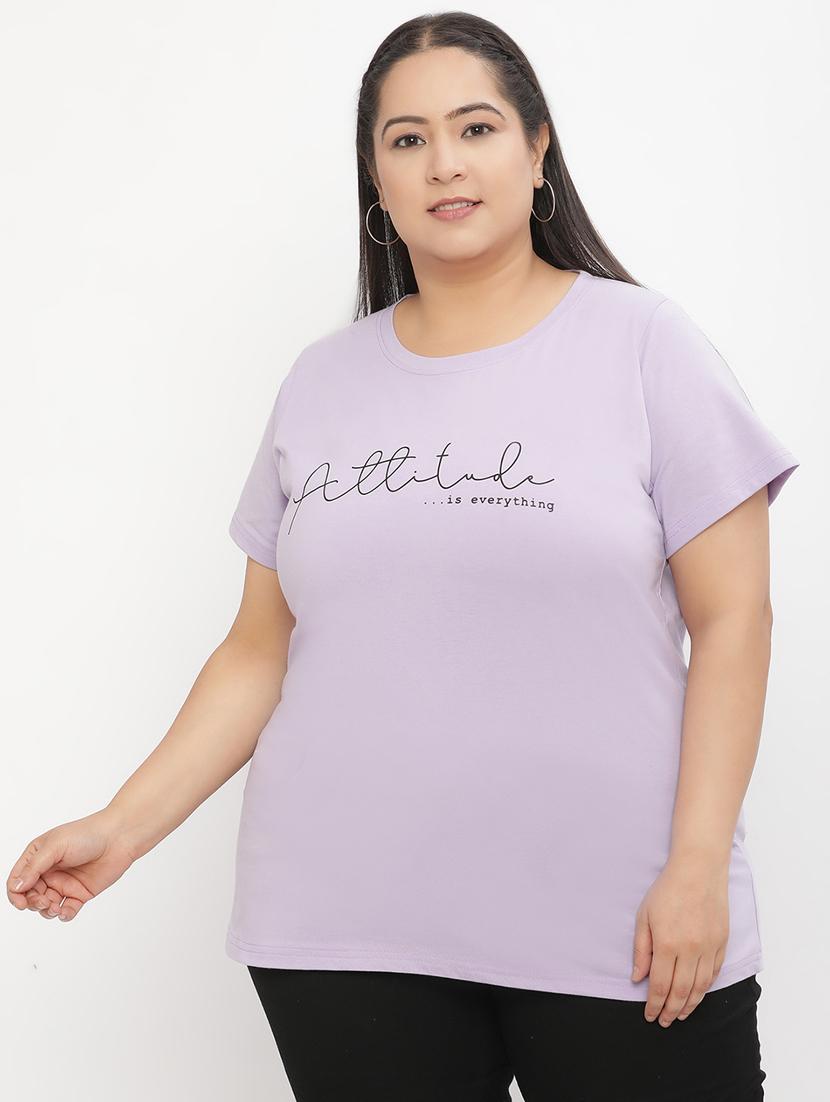 lavender cotton regular tshirt - 21290781 - Standard Image - 2