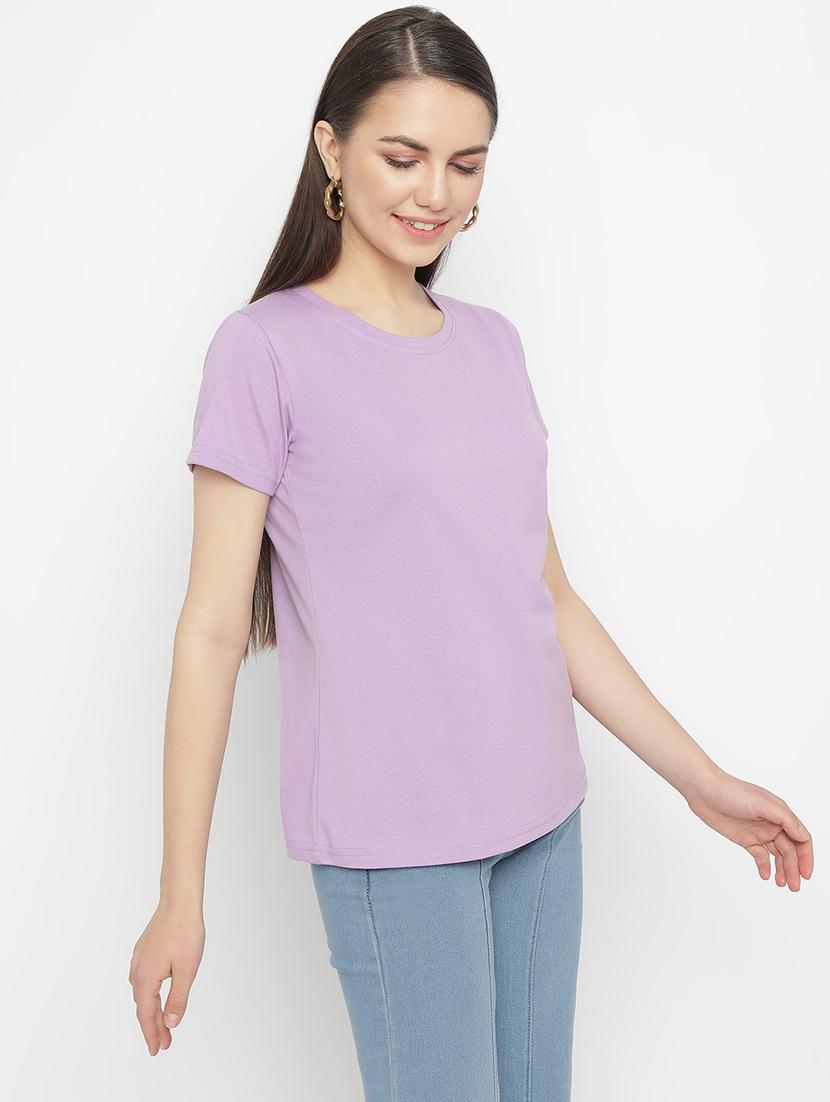 lavender cotton regular tshirt - 21290782 - Standard Image - 2