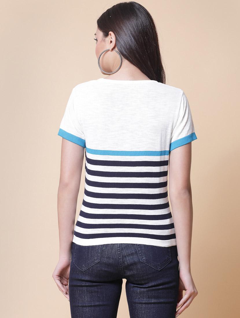 white cotton regular top - 21291994 - Standard Image - 2