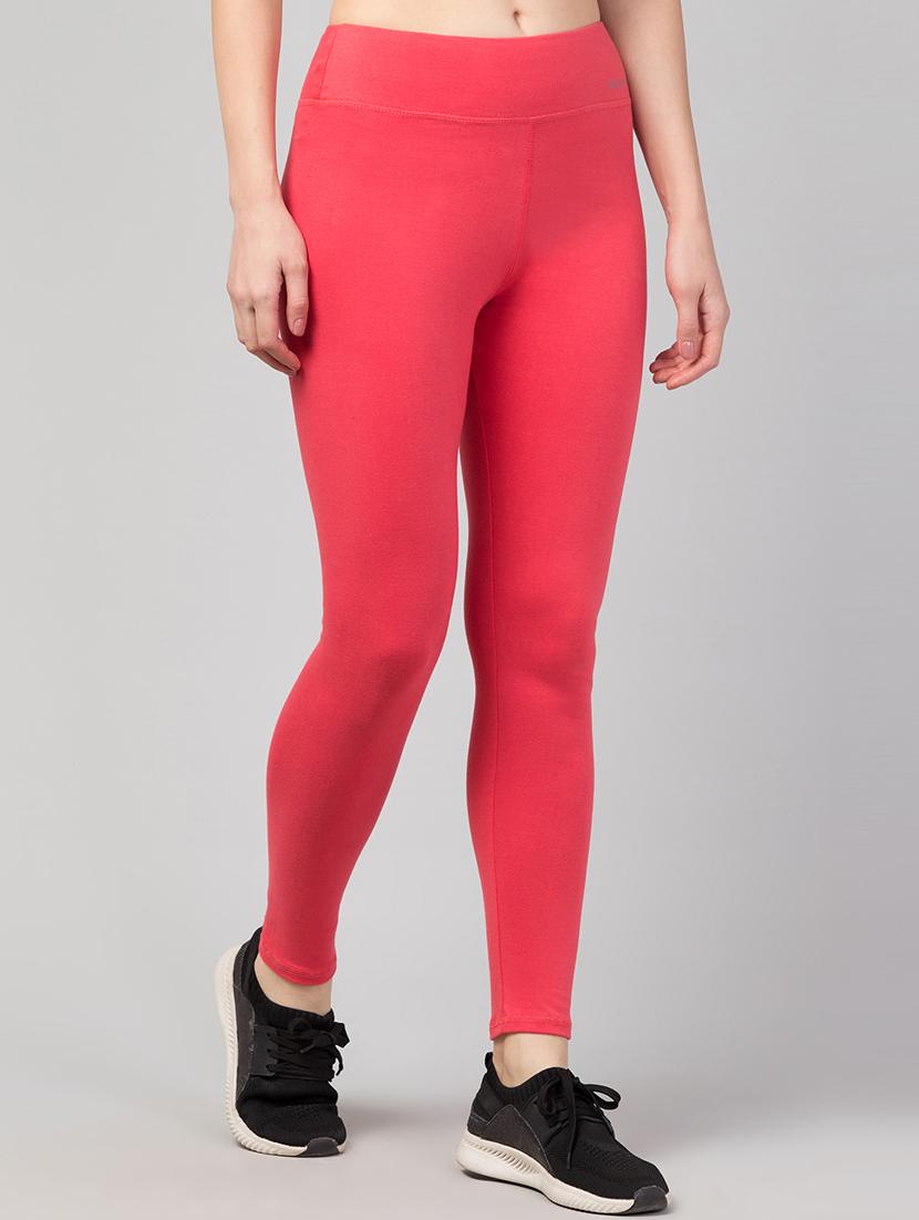 pink polyester regular yoga pant - 21292035 - Standard Image - 2