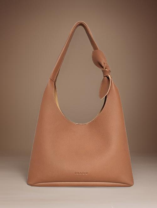 tan leatherette handbag - 21292062 -  Standard Image - 0