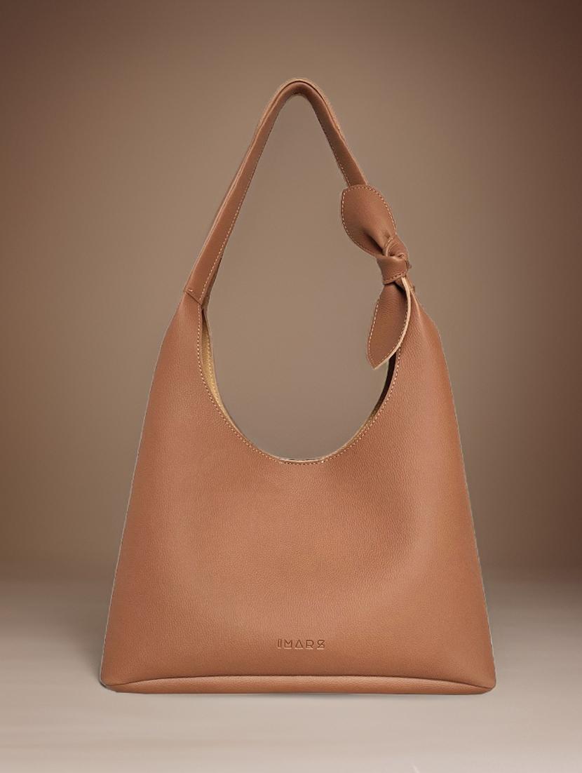 tan leatherette handbag - 21292062 -  Zoom Image - 0
