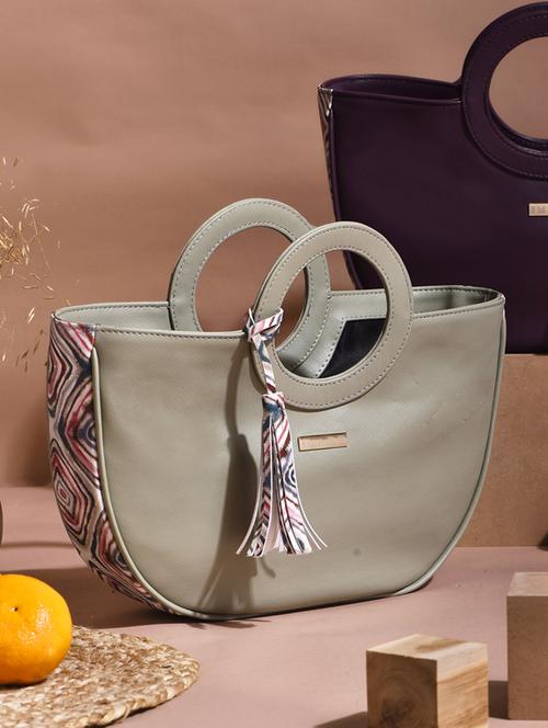 green leatherette handbag - 21292070 -  Standard Image - 0