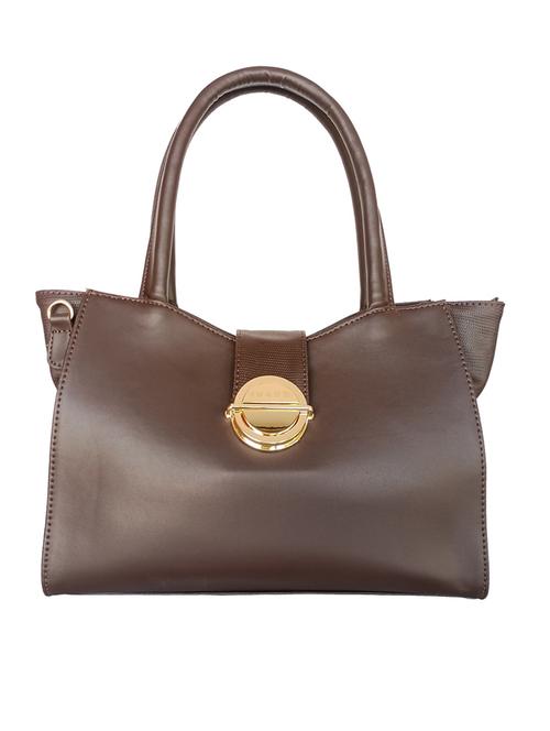 brown leatherette handbag - 21292082 - Standard Image - 0