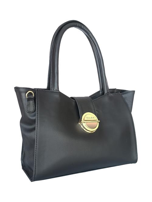 black leatherette handbag - 21292083 - Standard Image - 0