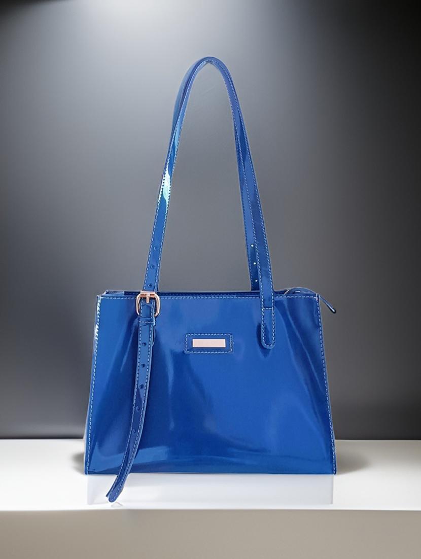 blue leatherette handbag - 21292084 -  Zoom Image - 0