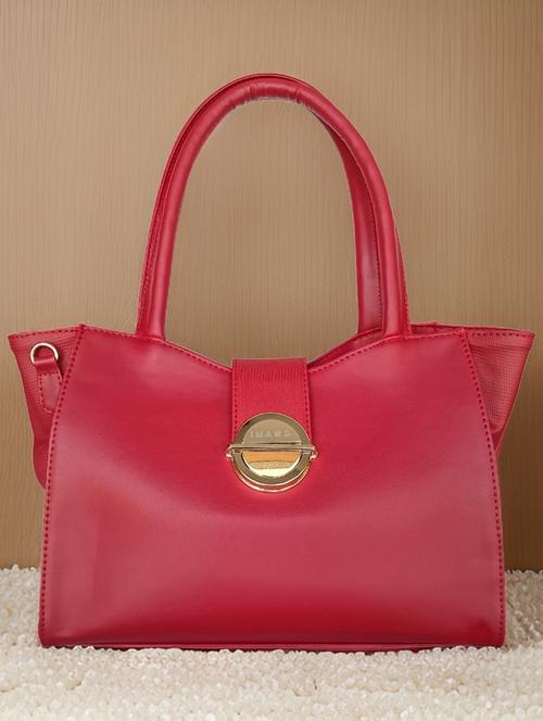 red leatherette handbag - 21292086 - Standard Image - 0