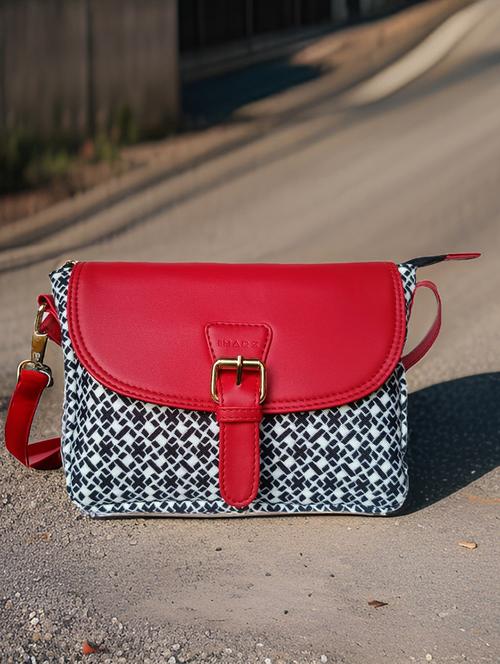 red leatherette handbag - 21292104 - Standard Image - 0