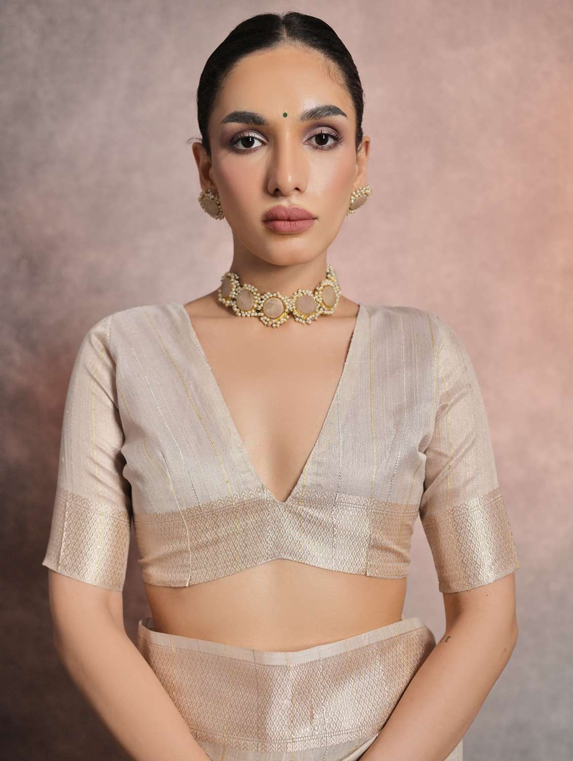 women cream self design mysore silk saree with blouse - 21294622 -  Standard Image - 2