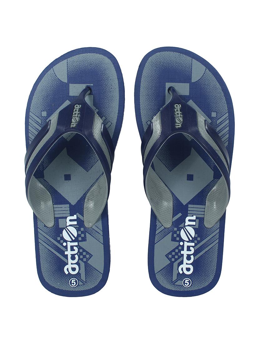 men blue slip on slipper - 21295167 - Standard Image - 2