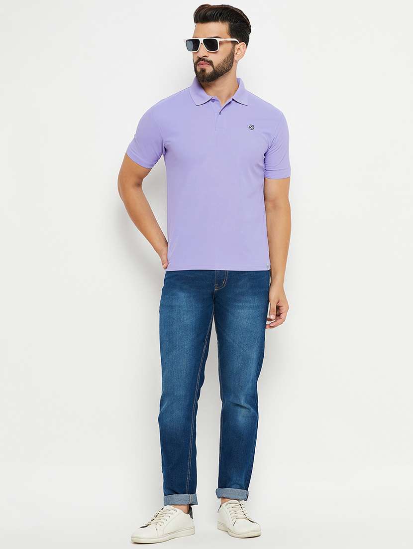 men solid polo t-shirt - 21297389 -  Standard Image - 2