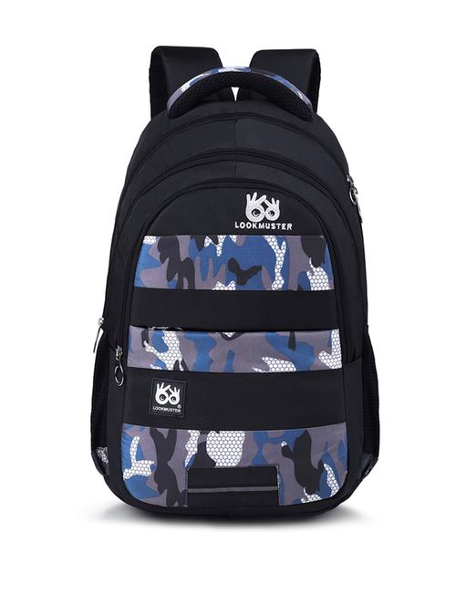 black polyester regular backpack - 21300350 -  Standard Image - 0