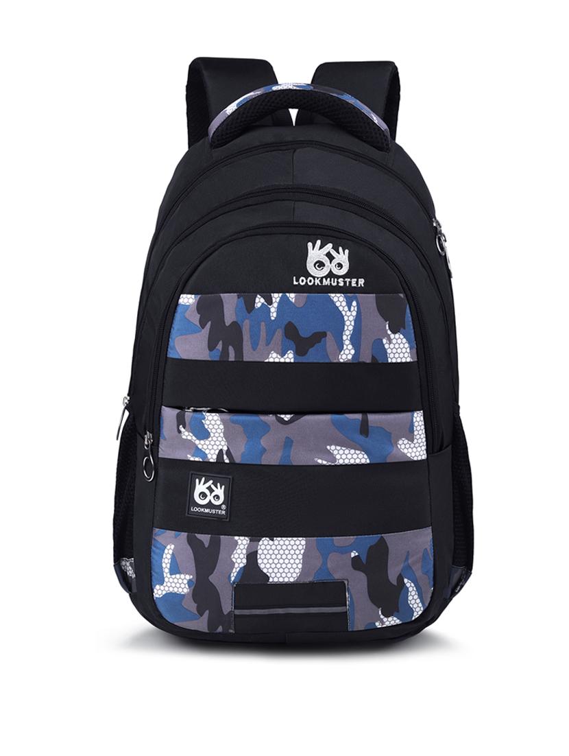 black polyester regular backpack - 21300350 -  Zoom Image - 0