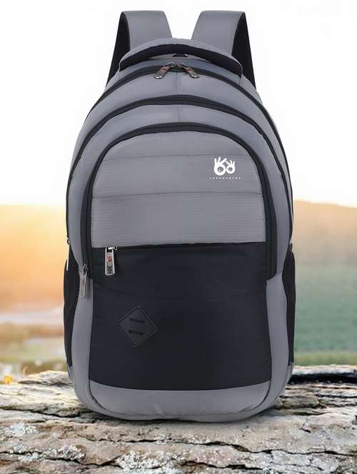 men color block laptop backpack - 21301152 -  Standard Image - 0