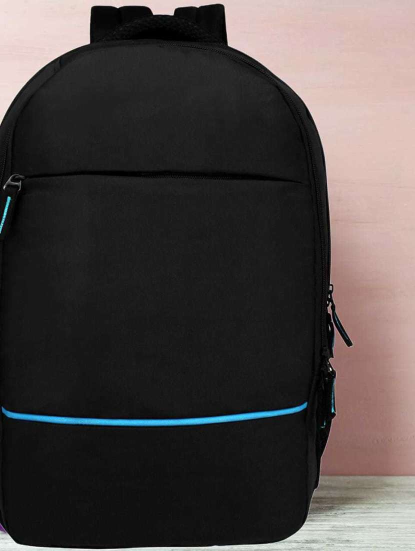 men solid laptop backpack - 21301165 - Standard Image - 2