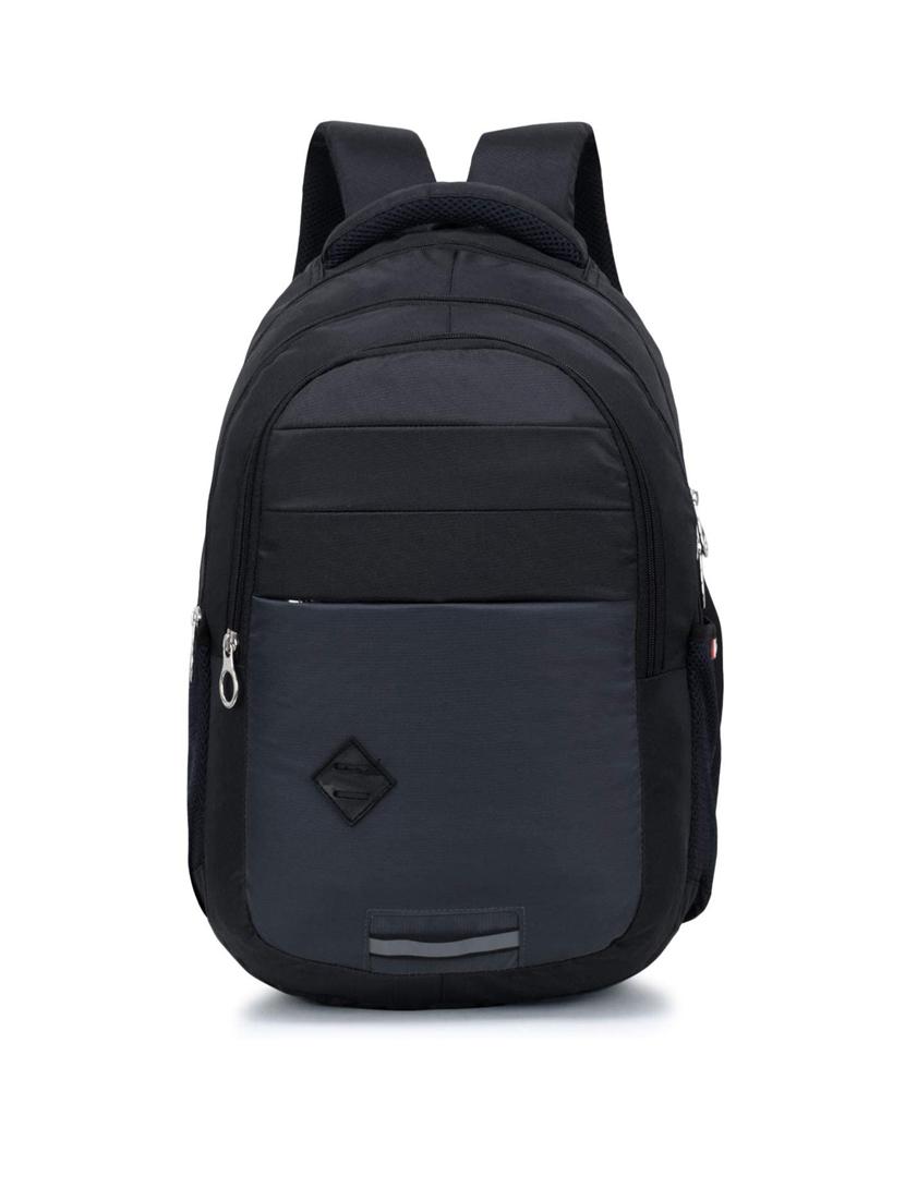men solid laptop backpack