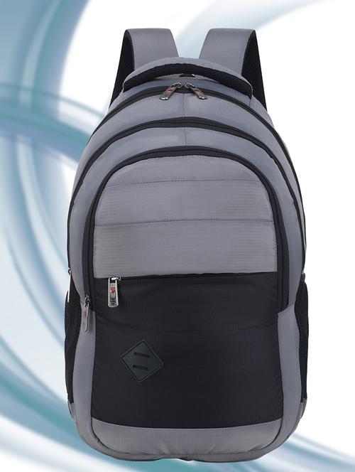 men color block laptop backpack - 21301198 - Standard Image - 0