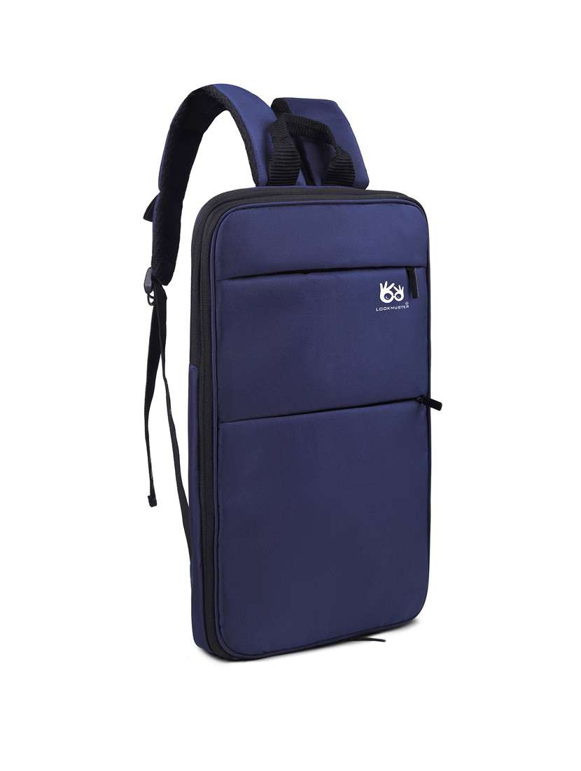 men solid laptop backpack