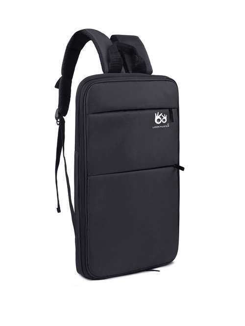 men solid laptop backpack - 21301205 - Standard Image - 0