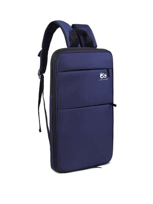 men solid laptop backpack - 21301206 - Standard Image - 0