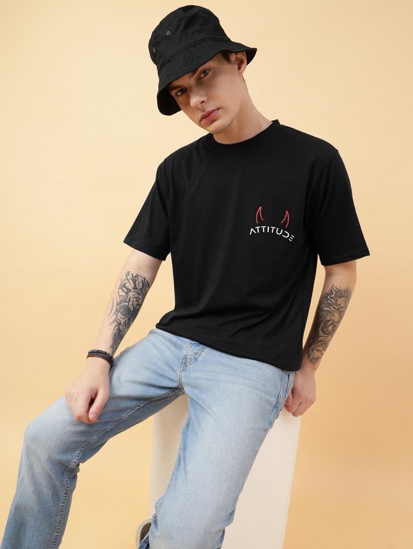 men back print oversized short sleeves t-shirt - 21303658 - Standard Image - 2