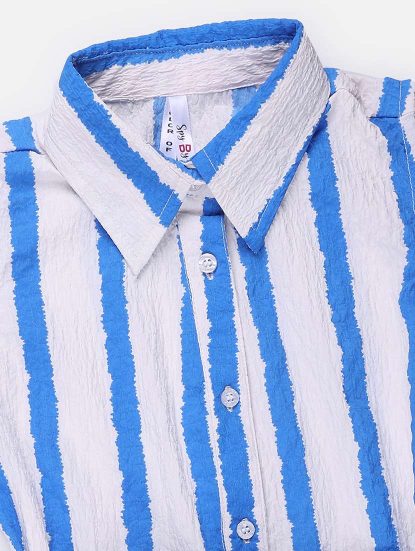 girls striped cotton frock - 21304032 -  Standard Image - 2