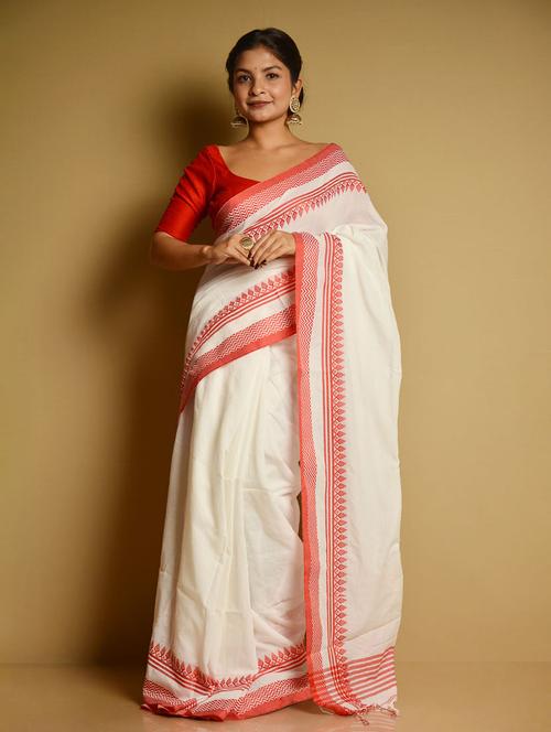 women self design handloom saree - 21304153 - Standard Image - 0