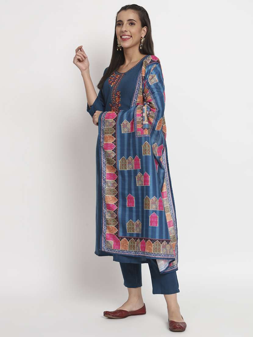 women kurta pant set with dupatta - 21304187 -  Standard Image - 2