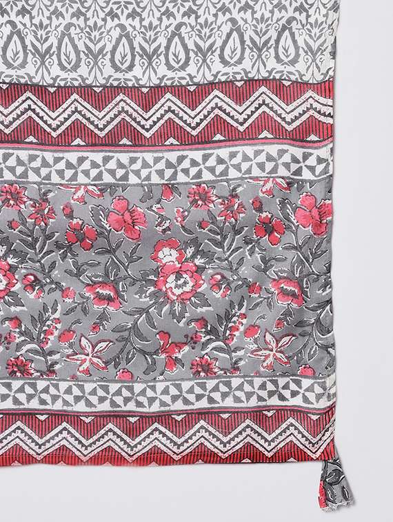 women three quarter sleeve kurta pant with dupatta set - 21304203 -  Standard Image - 7