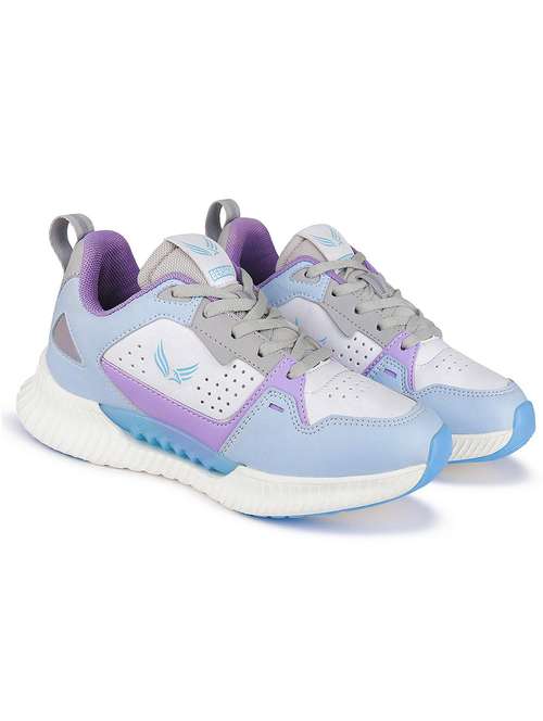 blue lace-up sports shoes - 21304855 - Standard Image - 0