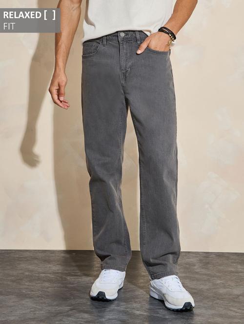 men solid mid rise straight fit jean - 21307625 -  Standard Image - 0
