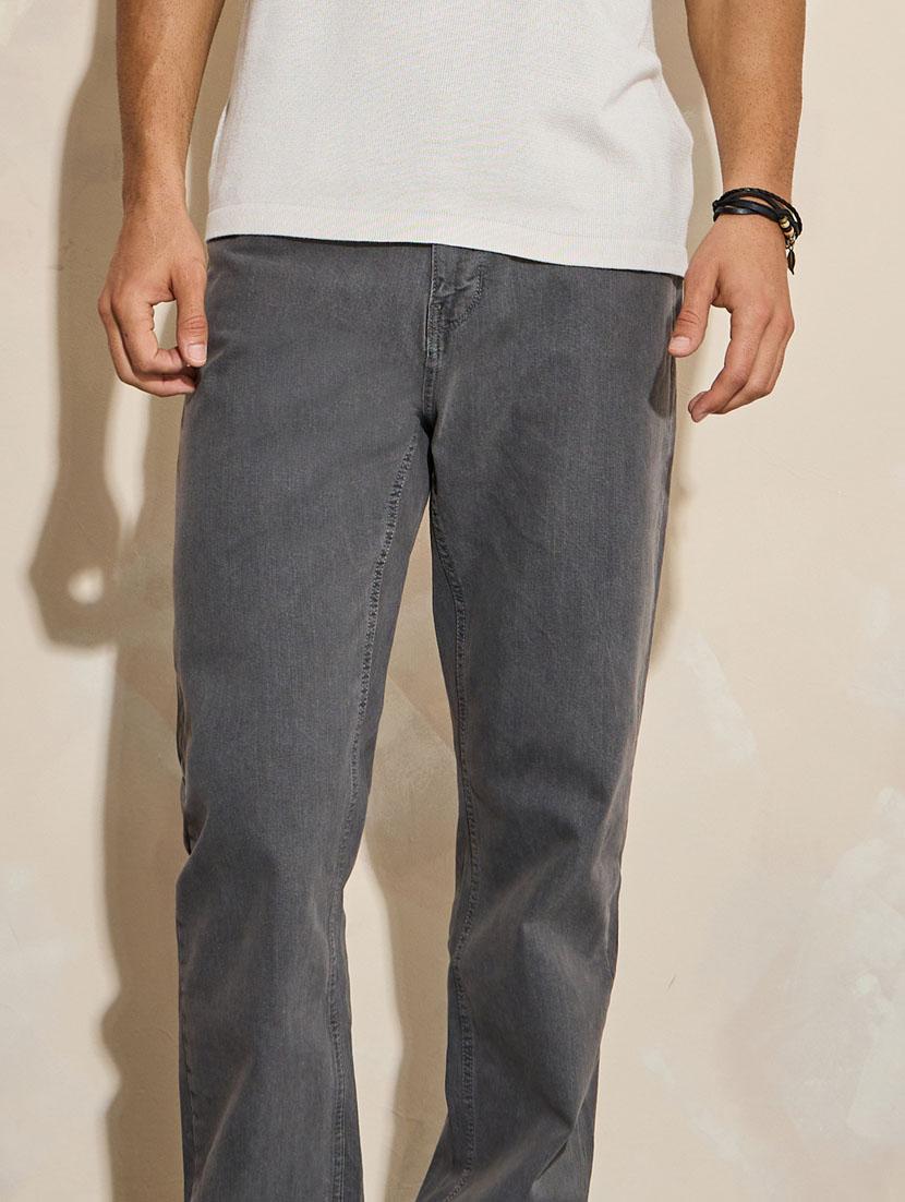 men solid mid rise straight fit jean - 21307625 - Standard Image - 2