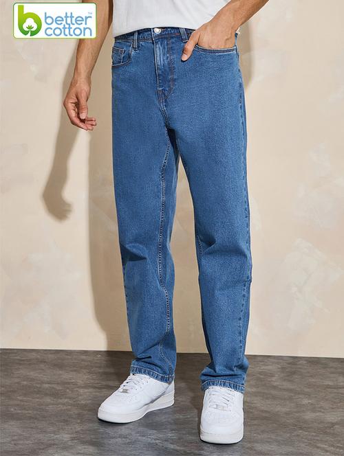 men light blue denim jean - 21307627 - Standard Image - 0