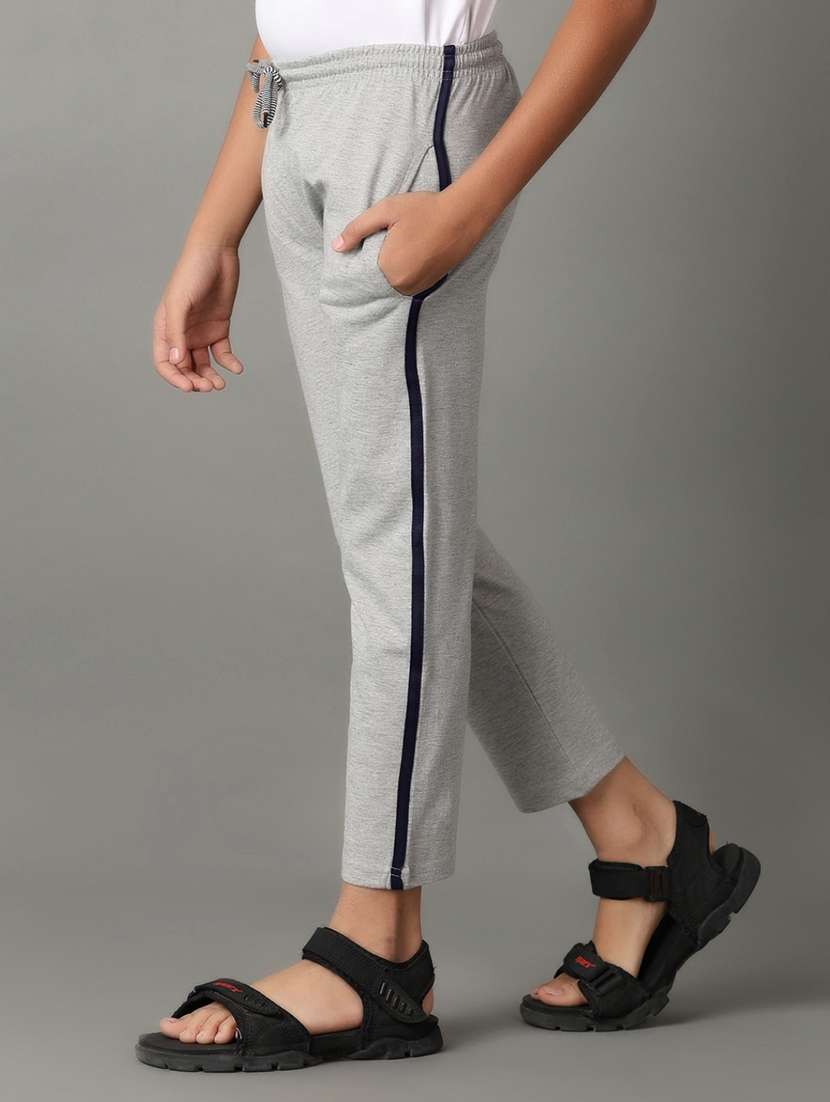 grey melange tapered track wear - 21307682 - Standard Image - 2