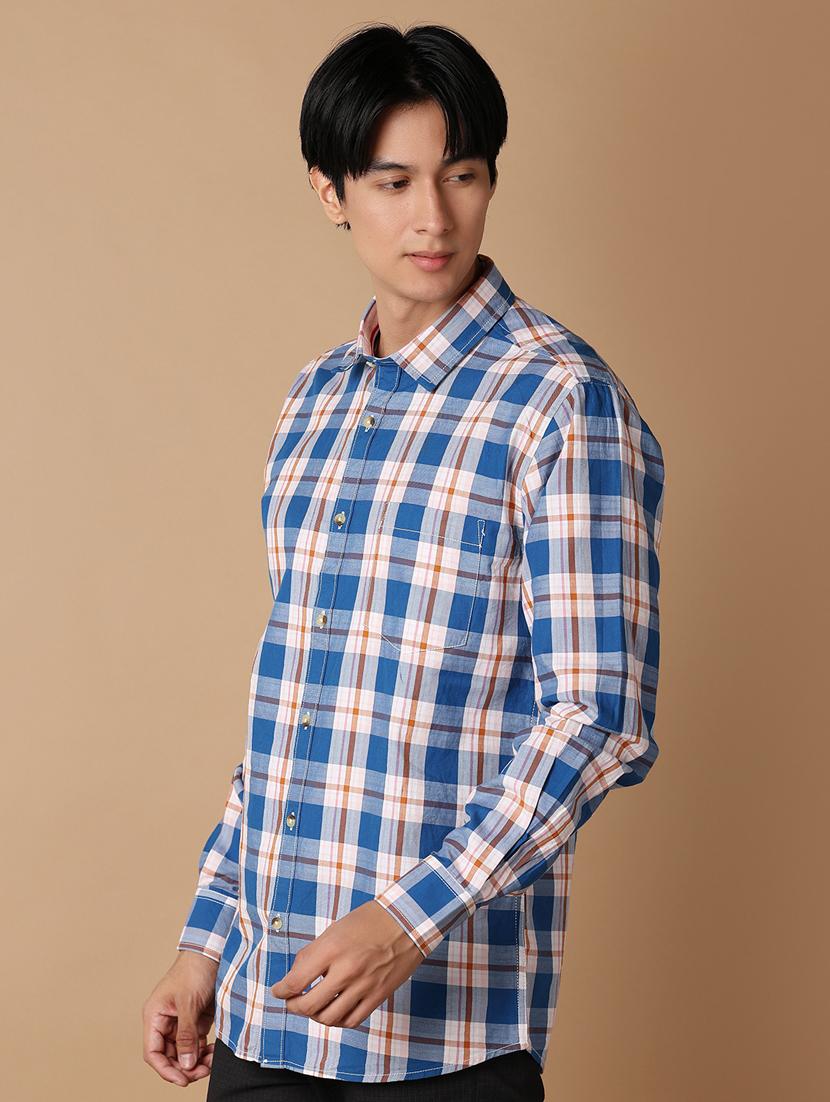 men checkered cotton casual shirt - 21307698 - Standard Image - 2