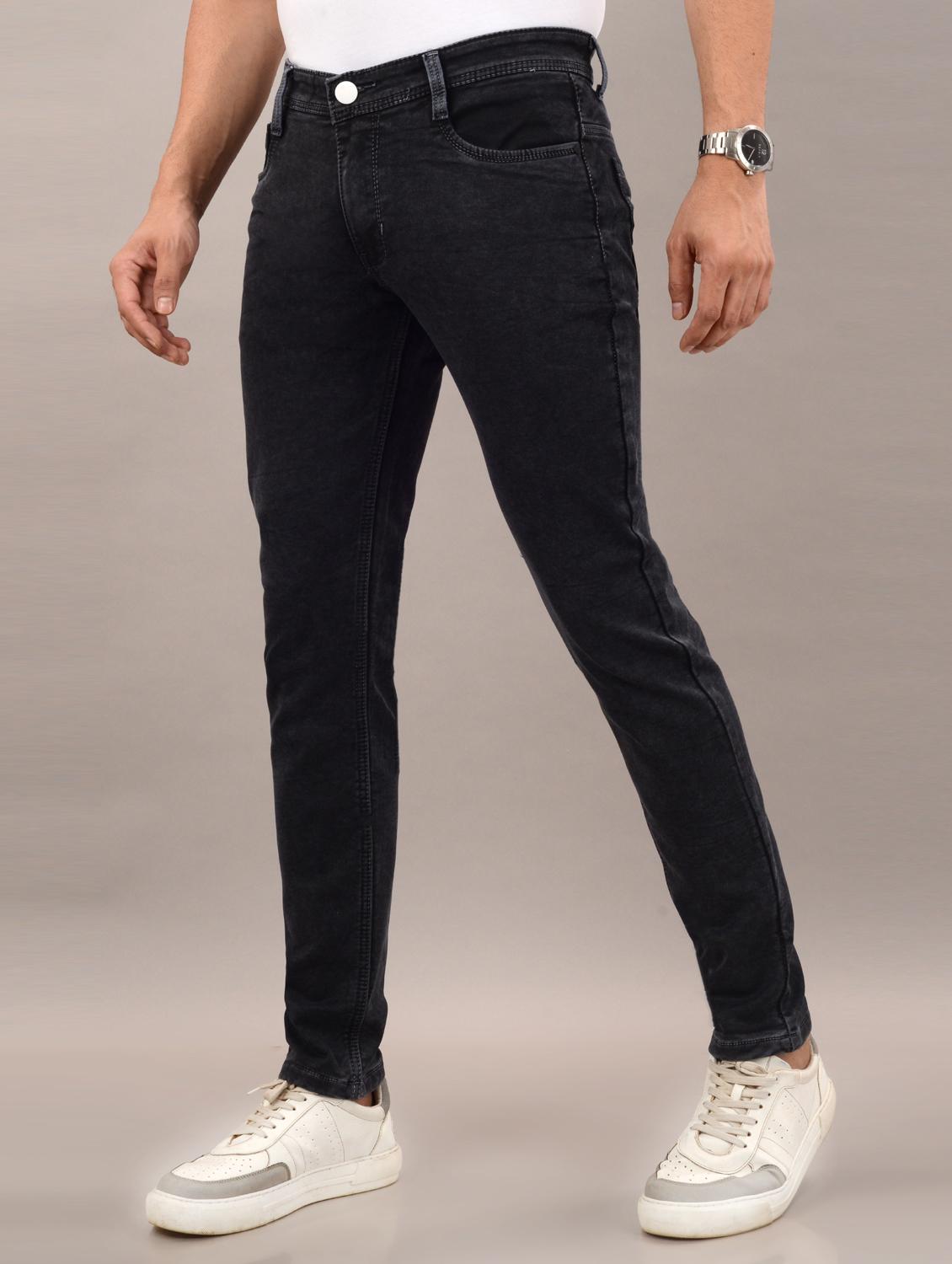 men mid rise plain jeans - 21307996 - Standard Image - 2