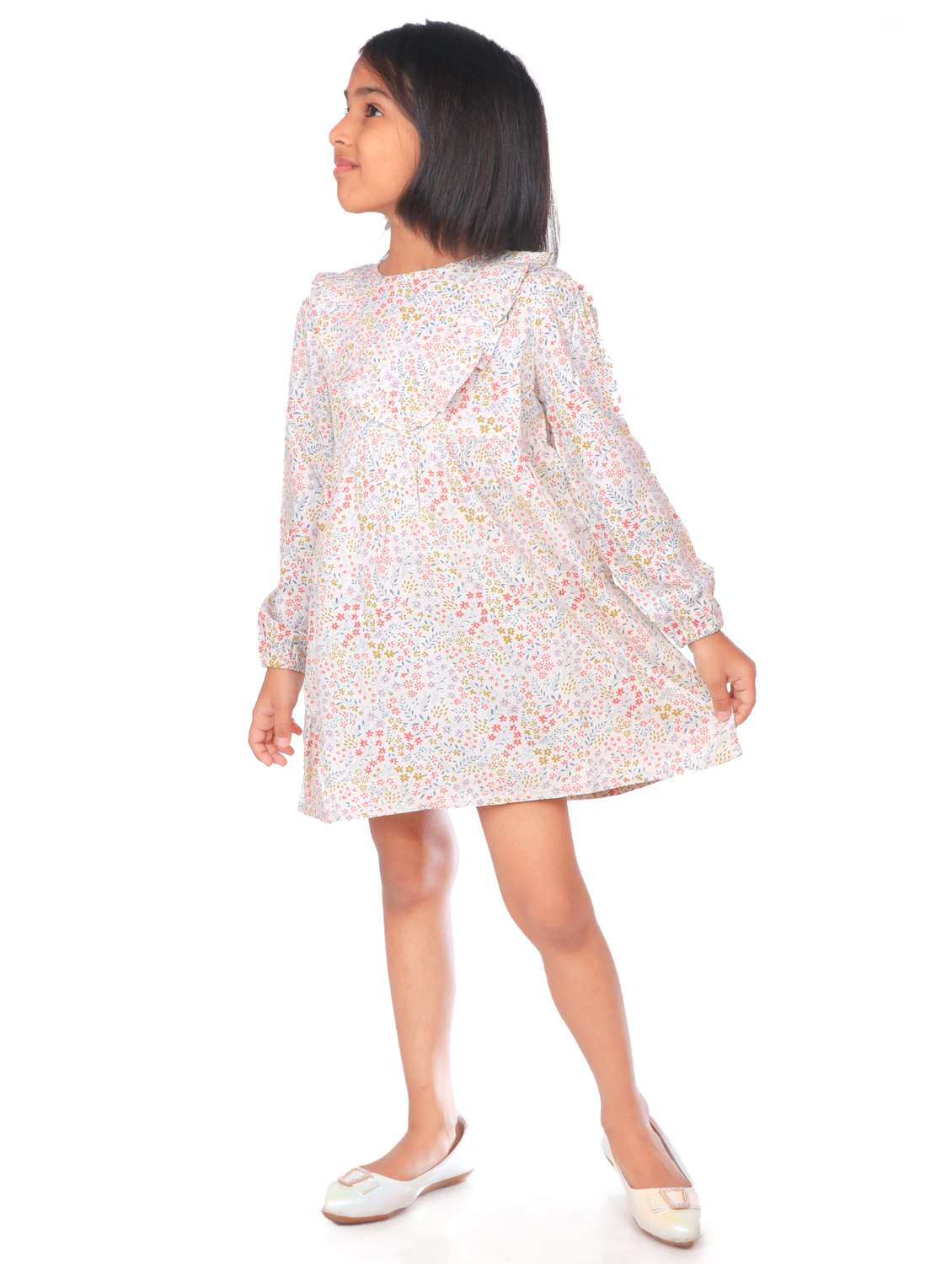 cream cotton dress - 21308255 -  Standard Image - 2