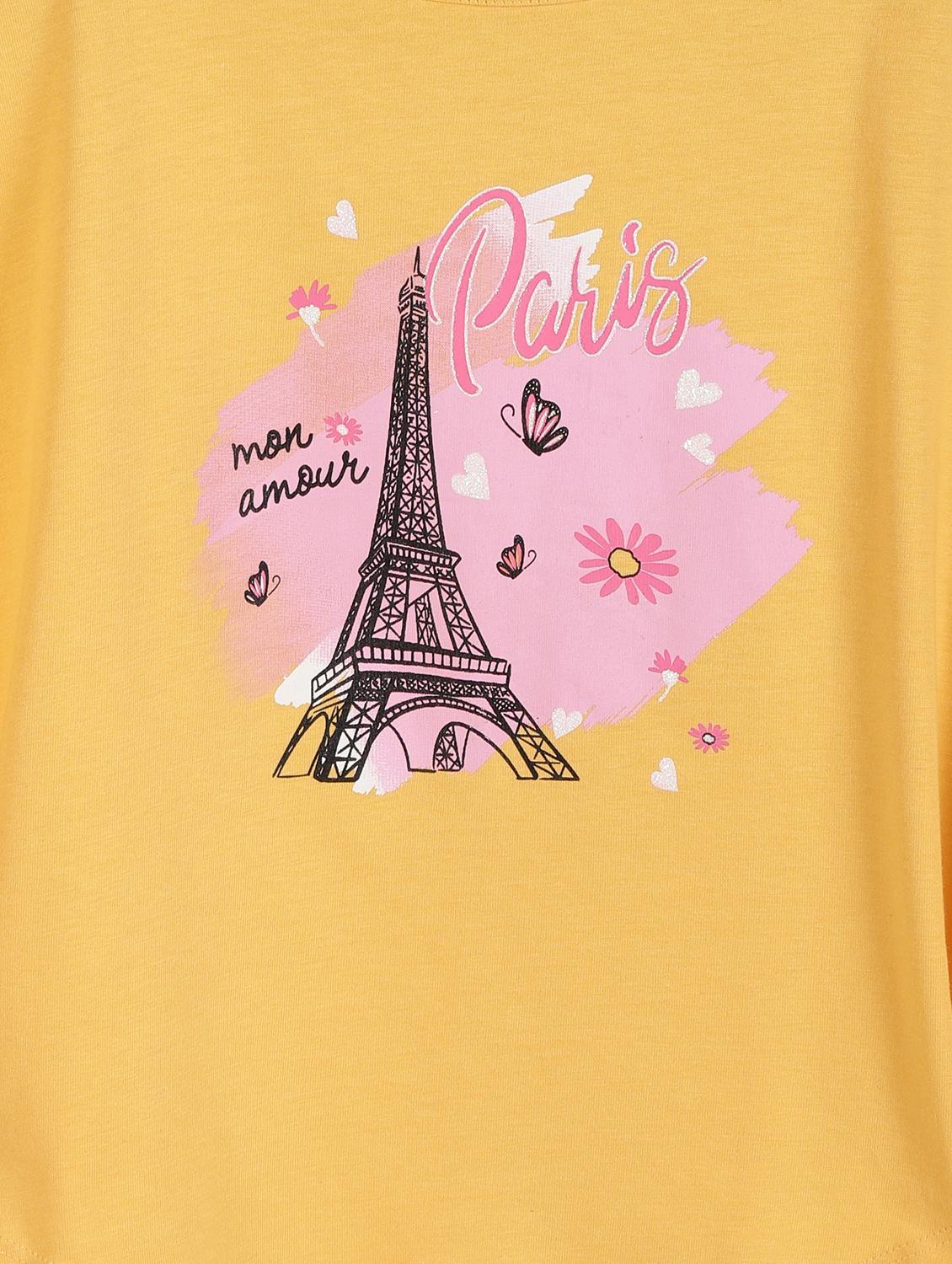 kids yellow viscose top - 21308330 - Standard Image - 2
