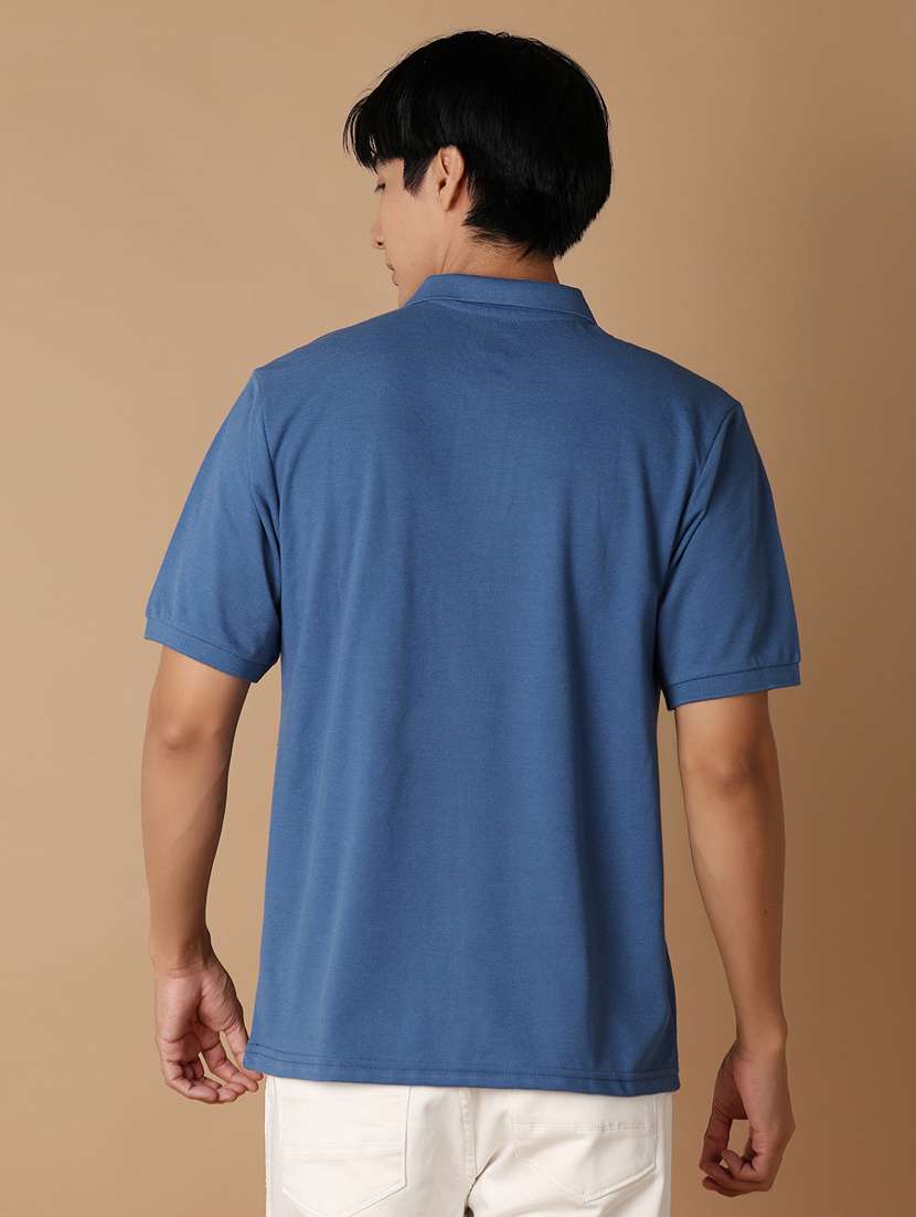 men polo neck short sleeves t-shirt - 21308425 -  Standard Image - 2