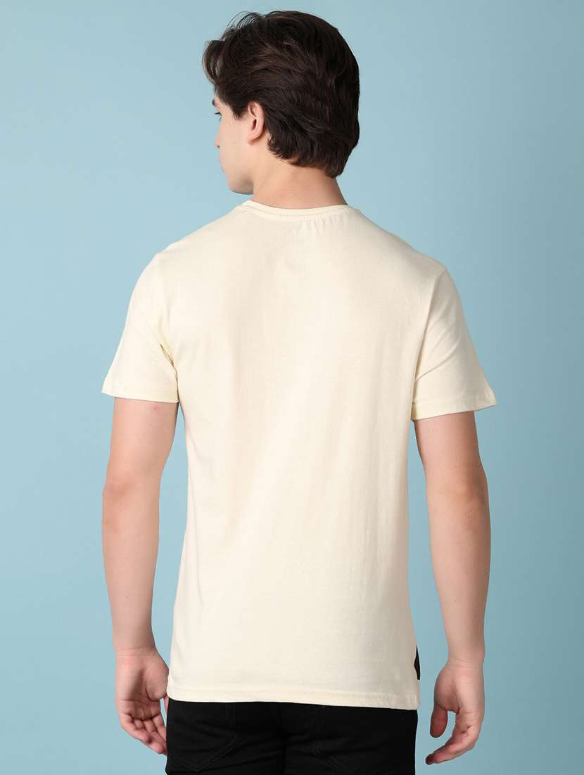 men front print short sleeve t-shirt - 21308486 -  Standard Image - 2