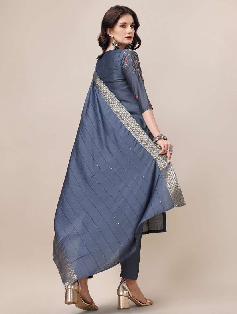 women kurta pant set with dupatta - 21308886 -  Standard Image - 2