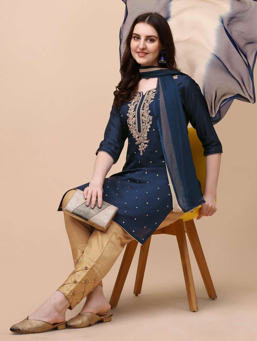 women kurta pant set with dupatta - 21309009 - Standard Image - 2
